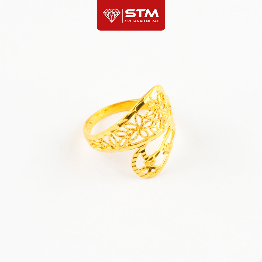 STM Preloved Cincin Fesyen 916 (22k Gold) 99.9% LIKE NEW