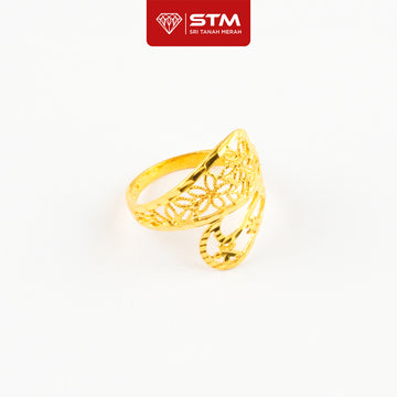 STM Preloved Cincin Fesyen 916 (22k Gold) 99.9% LIKE NEW