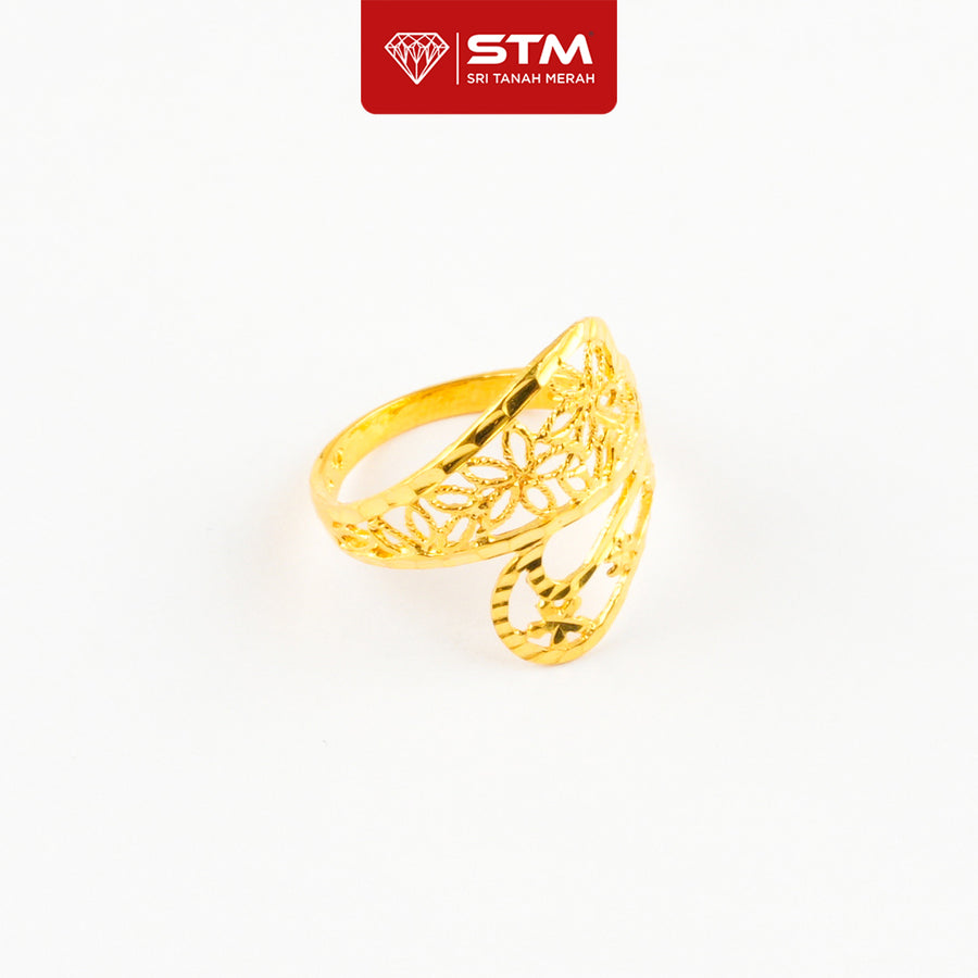 STM Preloved Cincin Fesyen 916 (22k Gold) 99.9% LIKE NEW
