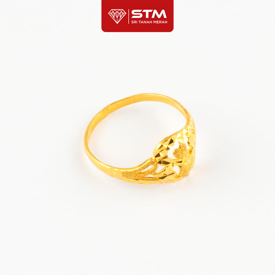 STM Preloved Cincin Fesyen 916 (22k Gold) 99.9% LIKE NEW