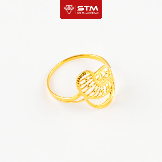 STM Preloved Cincin Fesyen 916 (22k Gold) 99.9% LIKE NEW