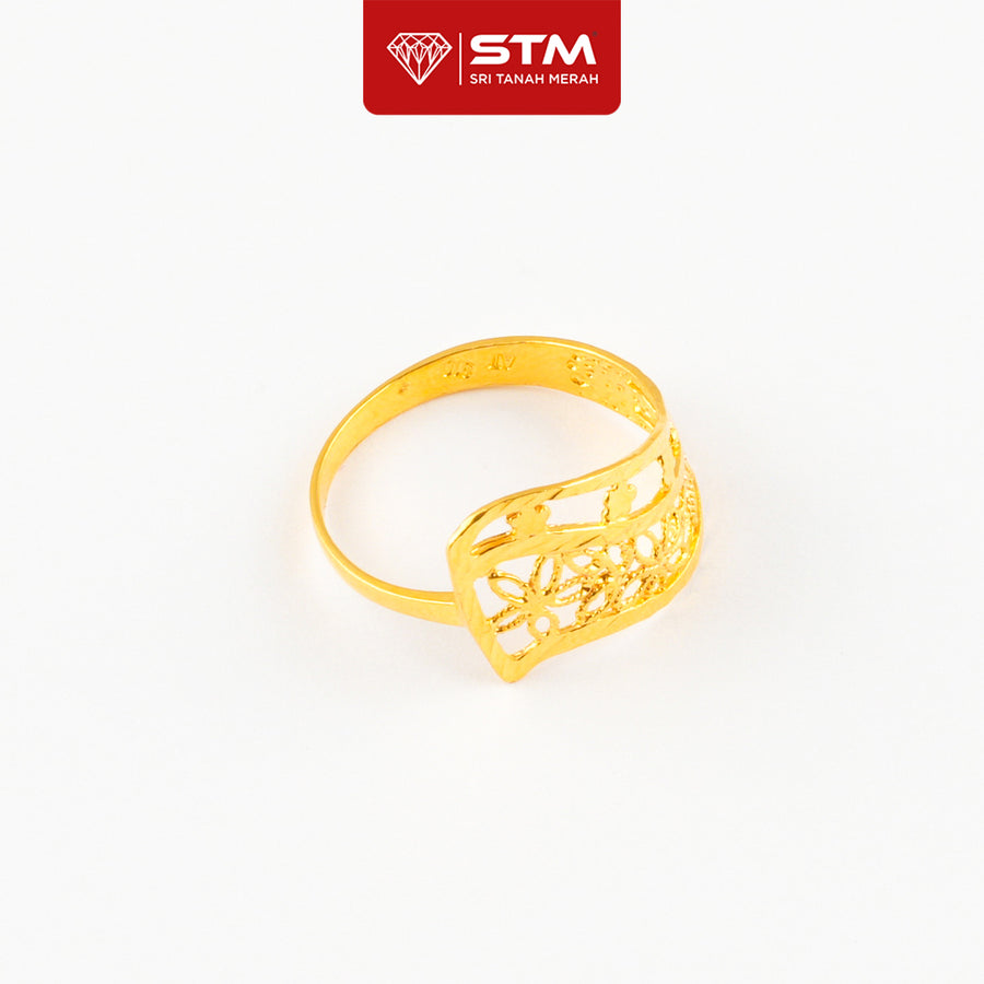STM Preloved Cincin Fesyen 916 (22k Gold) 99.9% LIKE NEW