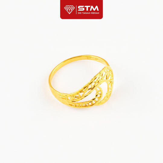 STM Preloved Cincin Fesyen 916 (22k Gold) 99.9% LIKE NEW