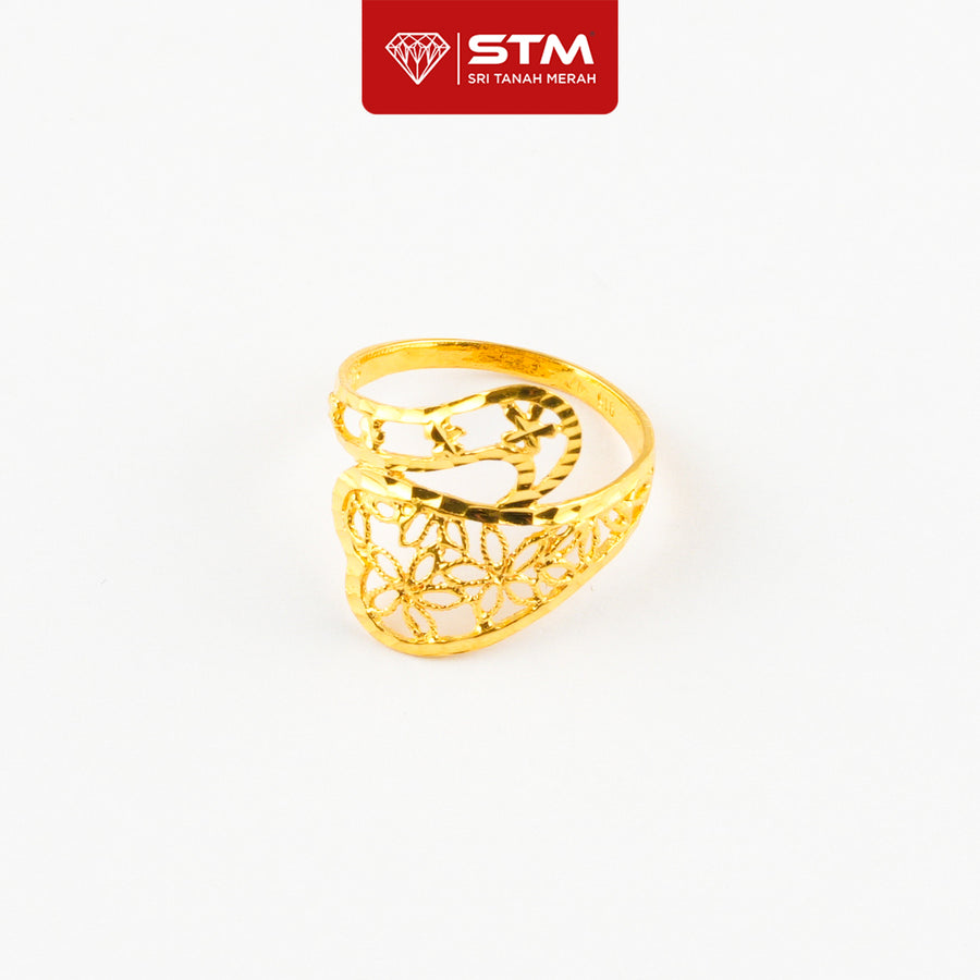 STM Preloved Cincin Fesyen 916 (22k Gold) 99.9% LIKE NEW