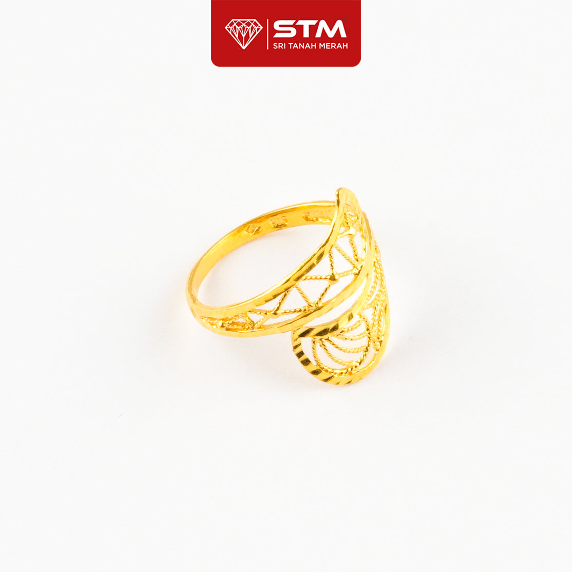 STM Preloved Cincin Fesyen 916 (22k Gold) 99.9% LIKE NEW
