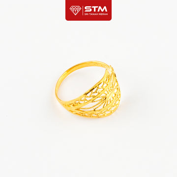 STM Preloved Cincin Fesyen 916 (22k Gold) 99.9% LIKE NEW