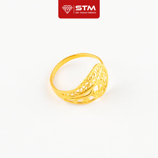 STM Preloved Cincin Fesyen 916 (22k Gold) 99.9% LIKE NEW