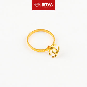 STM Preloved Cincin Fesyen 916 (22k Gold) 99.9% LIKE NEW