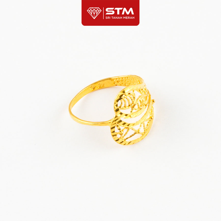 STM Preloved Cincin Fesyen 916 (22k Gold) 99.9% LIKE NEW