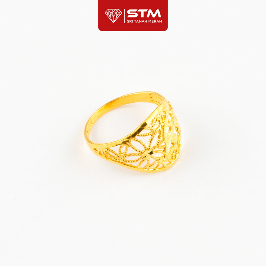 STM Preloved Cincin Fesyen 916 (22k Gold) 99.9% LIKE NEW