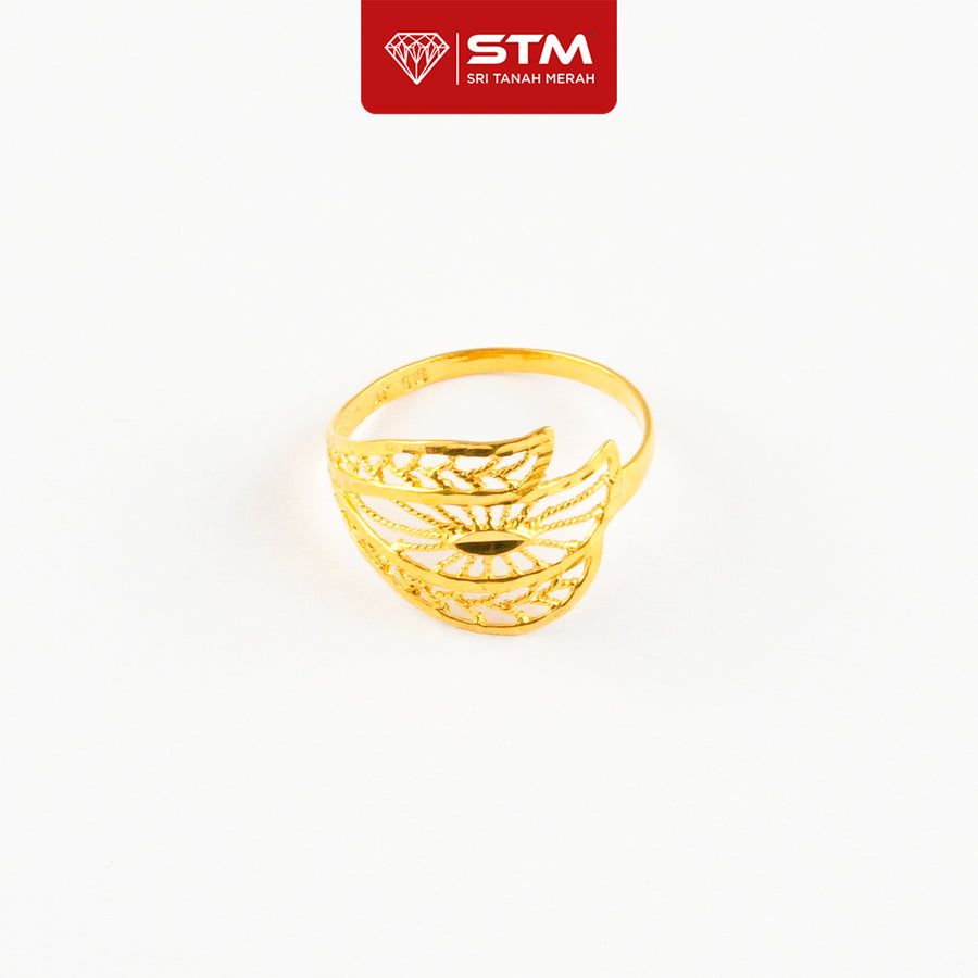 STM Preloved Cincin Fesyen 916 (22k Gold) 99.9% LIKE NEW