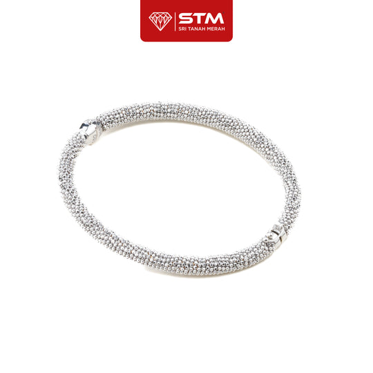 STM Exclusive Bangle Jagung White Gold | 916/22k