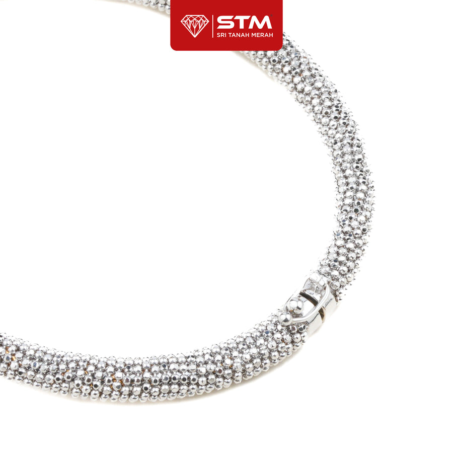 STM Exclusive Bangle Jagung White Gold | 916/22k
