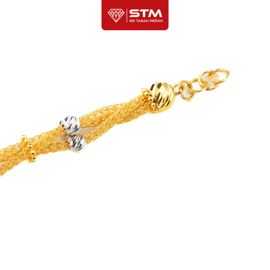 STM Exclusive Rantai Tangan Itali Boba | 916/22k