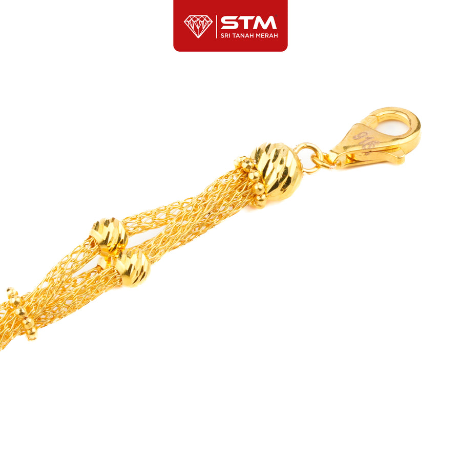 STM Exclusive Rantai Tangan Itali Boba | 916/22k