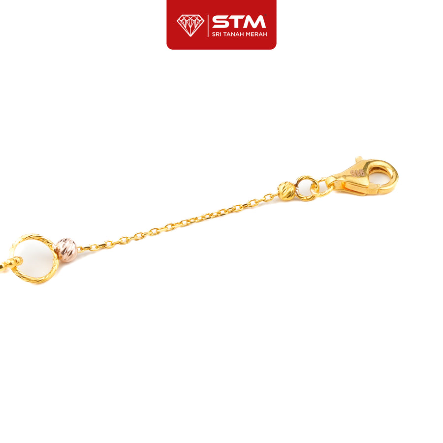 STM Exclusive Rantai Tangan Flower Pendant | 916/22k