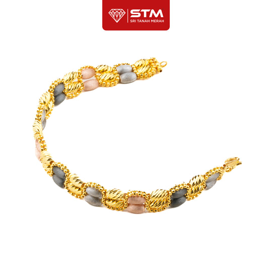 STM Exclusive Rantai Tangan Matte Oval 2 layer | 916/22k