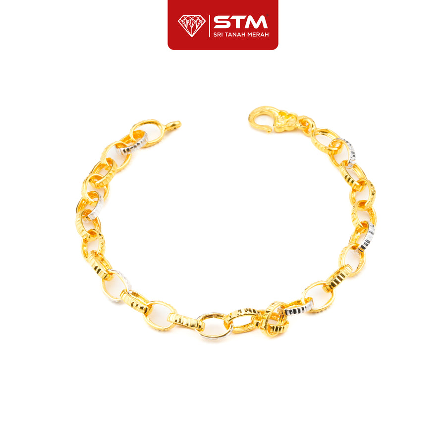 STM Exclusive Rantai Tangan Fesyen Oval | 916/22k