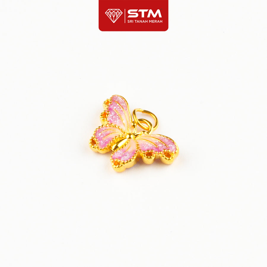 Loket Butterfly 999/24k Yellow Gold Pendant