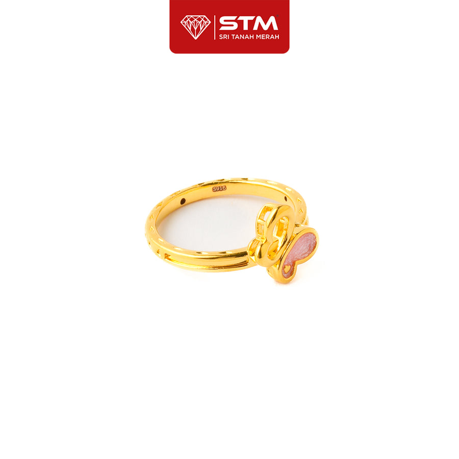 STM Cincin Twinkle Butterfly Enamel | Emas 916/22K