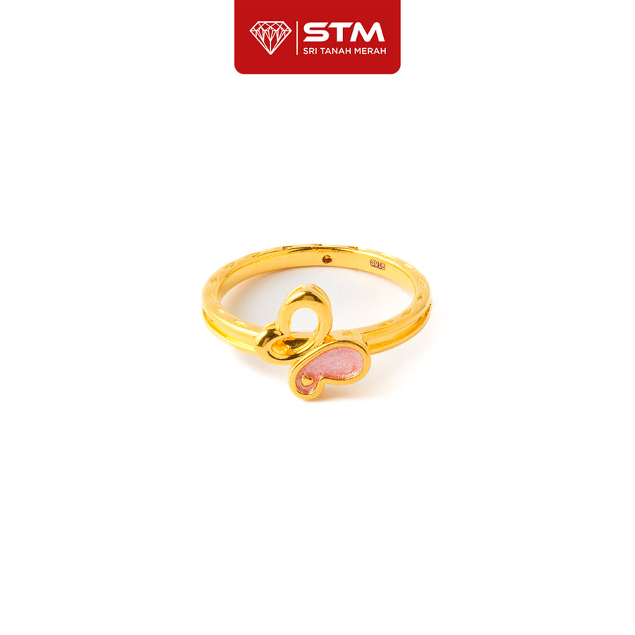 STM Cincin Twinkle Butterfly Enamel | Emas 916/22K