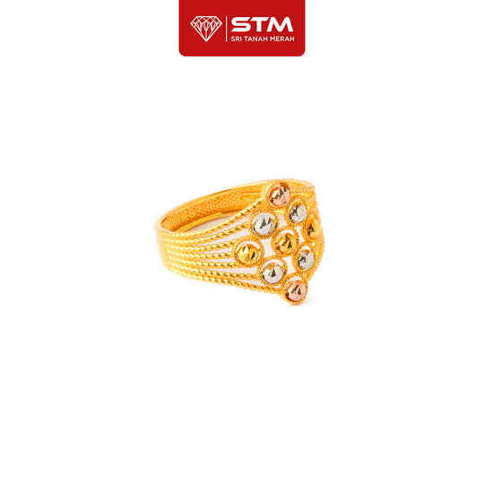 STM Cincin Bola 3 Color | Emas 916/22K