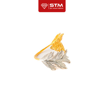 STM Cincin Daun | Emas 916/22K