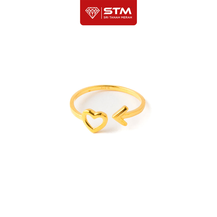 STM Cincin Love & Arrow | Emas 916/22K