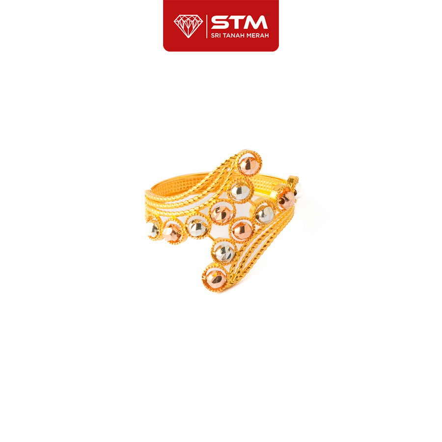STM Cincin Bola 3 Color | Emas 916/22K