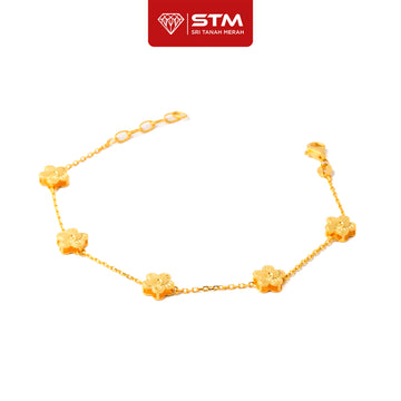 STM Rantai Tangan Clover | Emas 916/22k