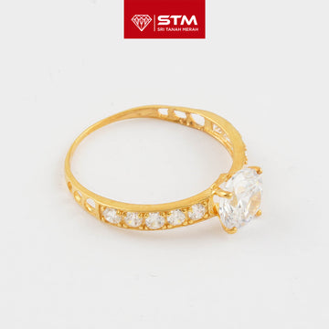 STM Exclusive Ring/Cincin Permata 916 (22K Gold)