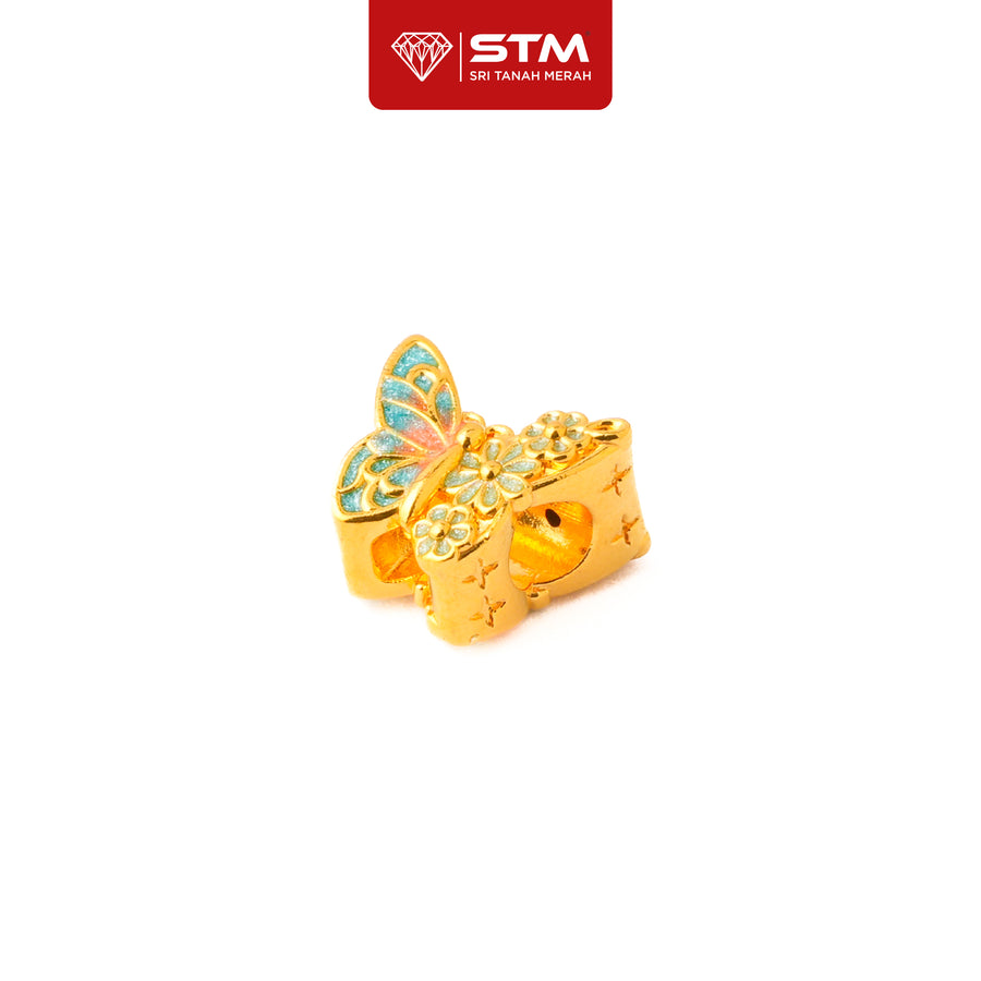 STM Charm Butterfly Enamel | Emas 916/22k