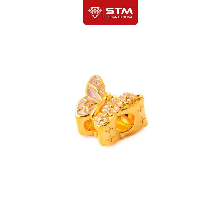 STM Charm Butterfly Enamel | Emas 916/22k