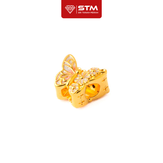 STM Charm Butterfly Enamel | Emas 916/22k