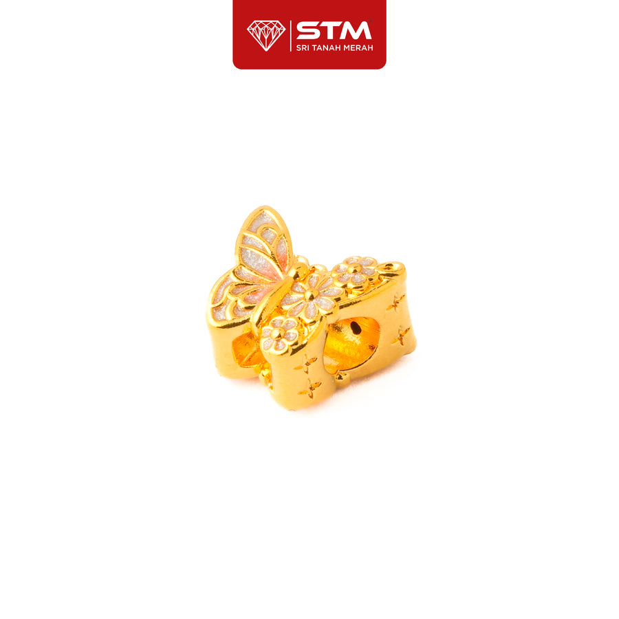 STM Charm Butterfly Enamel | Emas 916/22k