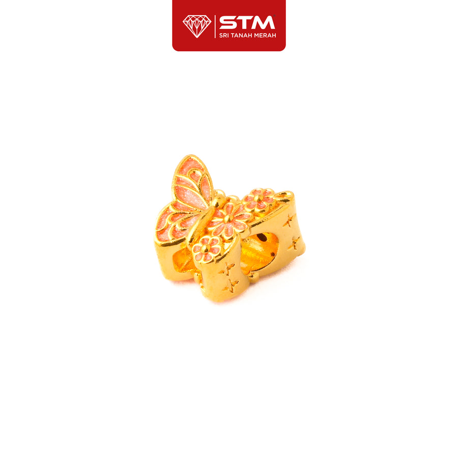 STM Charm Butterfly Enamel | Emas 916/22k