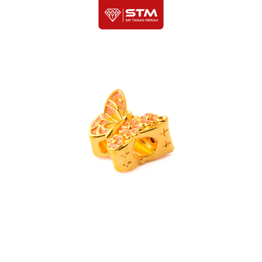 STM Charm Butterfly Enamel | Emas 916/22k