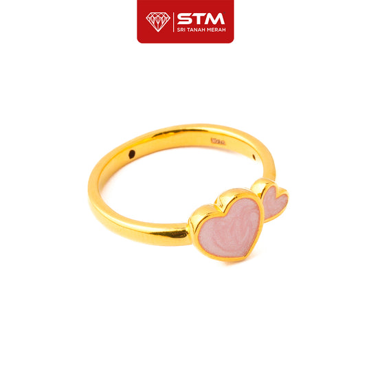 STM Cincin Double Love | Emas 916/22k