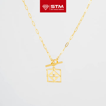 STM Exclusive Necklace/Rantai Leher Fesyen 999 (24K Gold)
