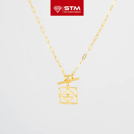 STM Exclusive Necklace/Rantai Leher Fesyen 999 (24K Gold)