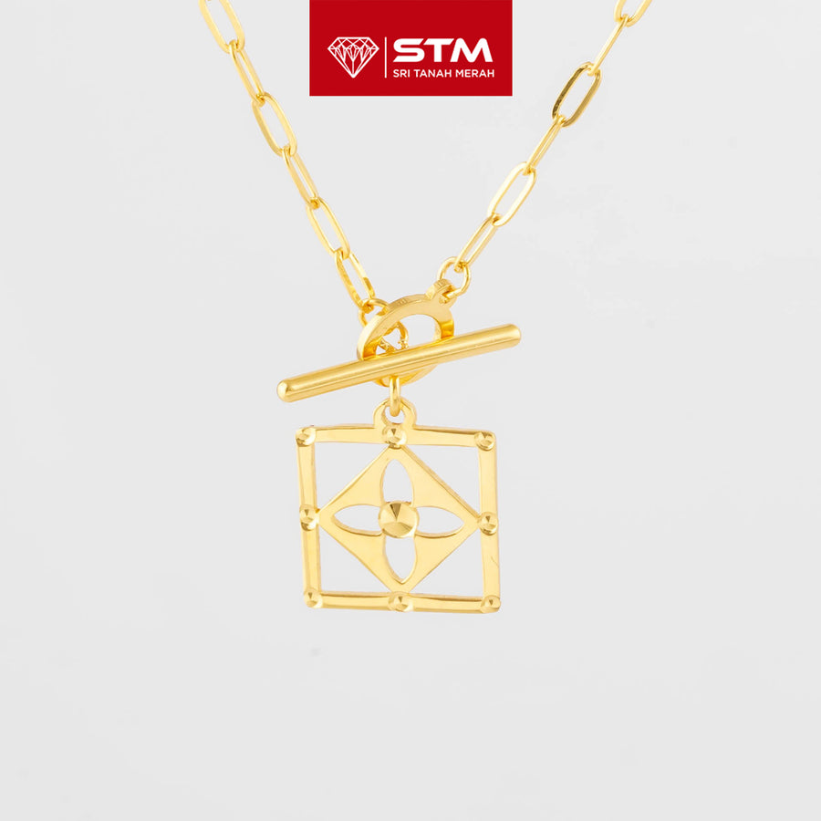 STM Exclusive Necklace/Rantai Leher Fesyen 999 (24K Gold)