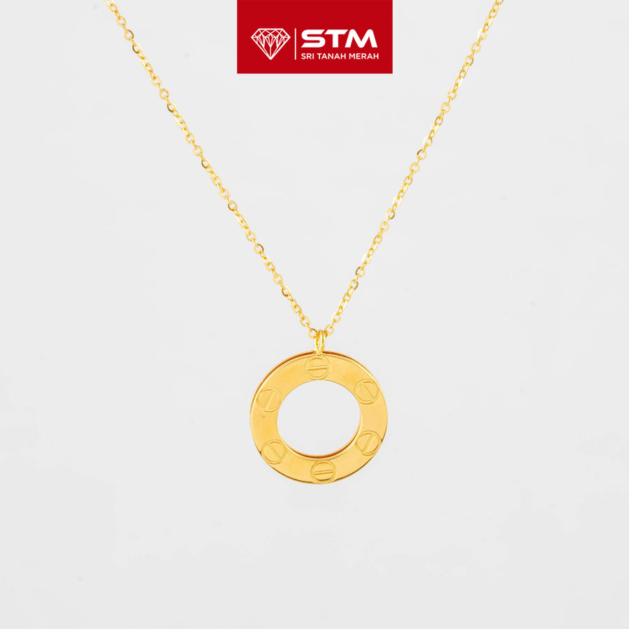 STM Exclusive Necklace/Rantai Leher Fesyen 999 (24K Gold)