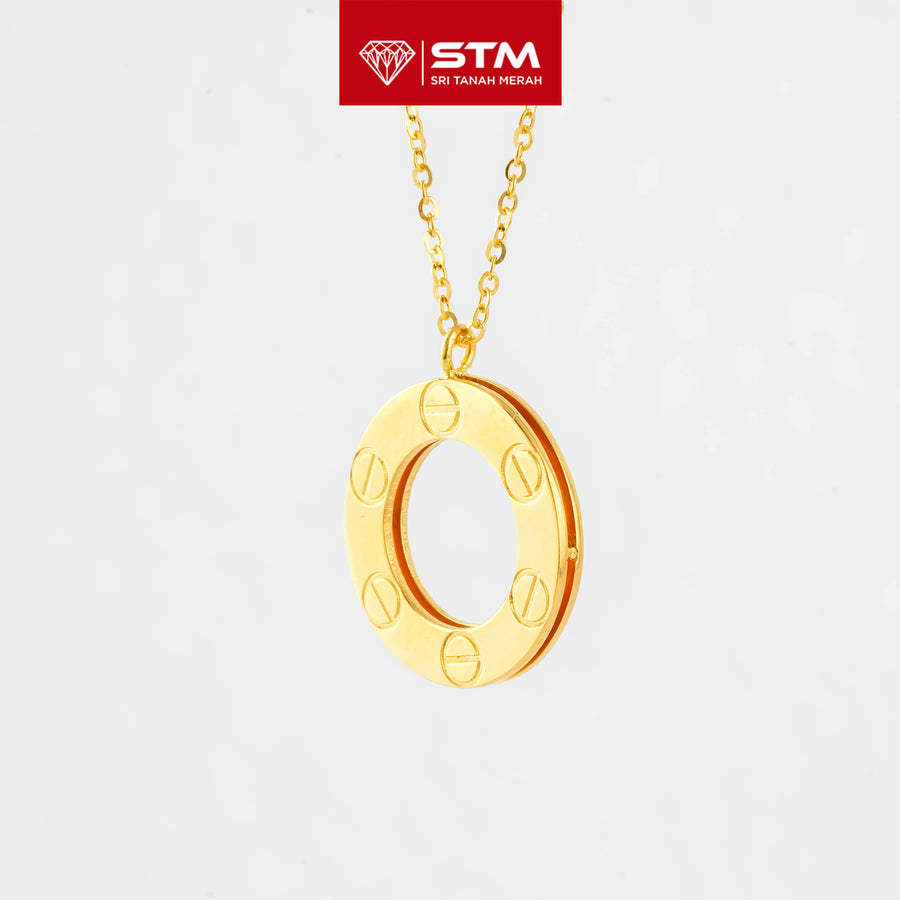 STM Exclusive Necklace/Rantai Leher Fesyen 999 (24K Gold)