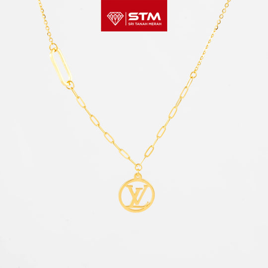 STM Exclusive Necklace/Rantai Leher Fesyen 999 (24K Gold)