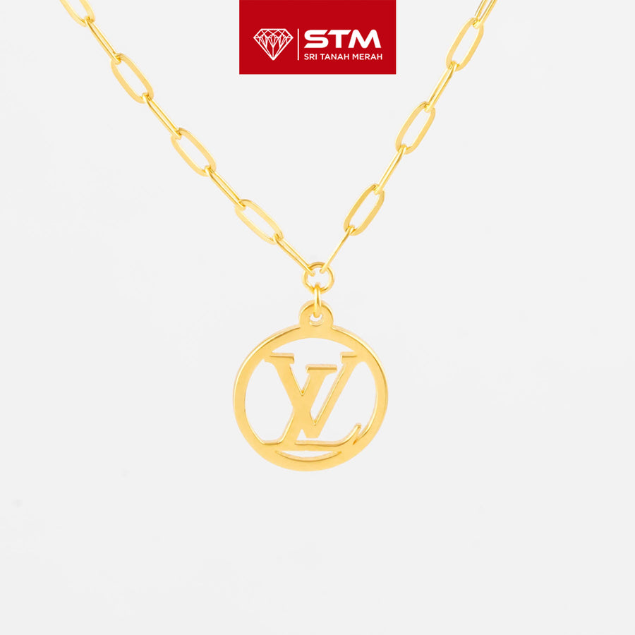 STM Exclusive Necklace/Rantai Leher Fesyen 999 (24K Gold)