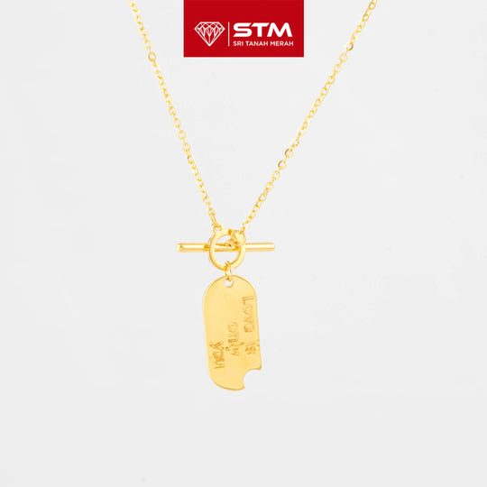 STM Exclusive Necklace/Rantai Leher Fesyen 999 (24K Gold)