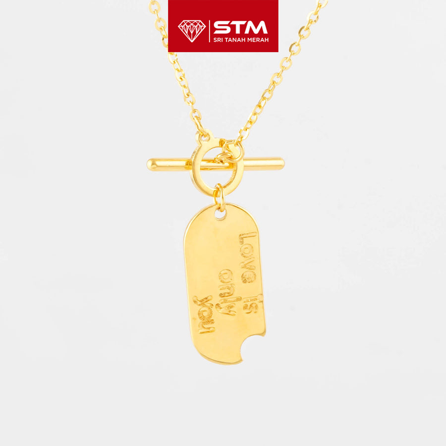 STM Exclusive Necklace/Rantai Leher Fesyen 999 (24K Gold)