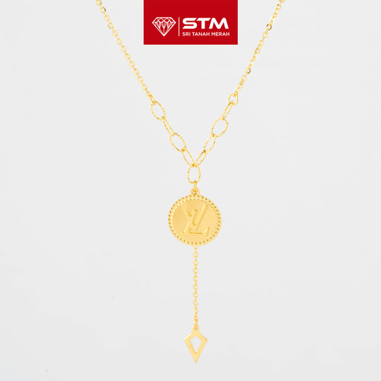 STM Exclusive Necklace/Rantai Leher Fesyen 999 (24K Gold)