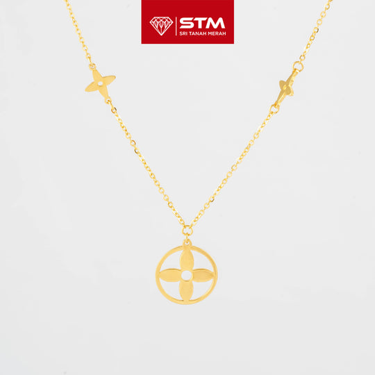 STM Exclusive Necklace/Rantai Leher Fesyen 999 (24K Gold)