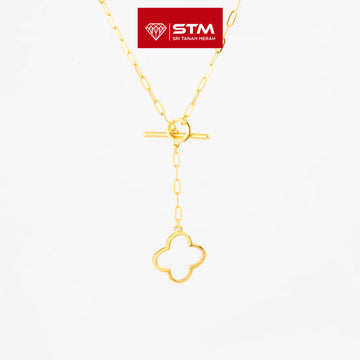 STM Exclusive Necklace/Rantai Leher Fesyen 999 (24K Gold)
